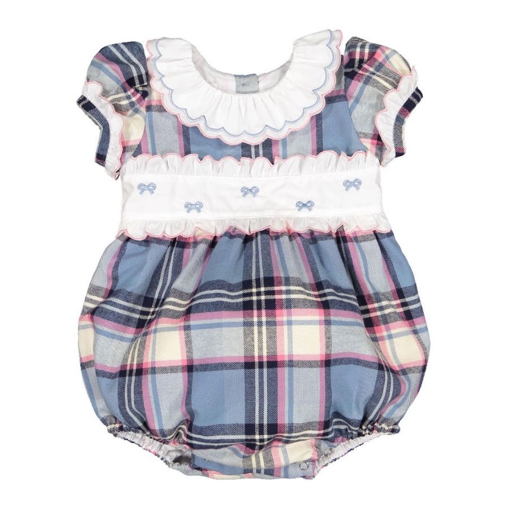 Sal & Pimenta Frosty Tartan Romper